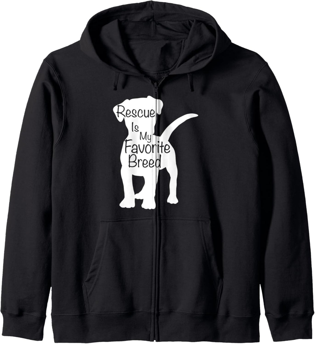 Rescue Dog Owner Rescue Is My Favorite Breed Kapuzenjacke