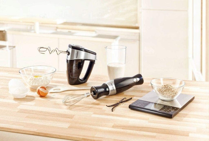 Grundig HM 5040 Premium-Handmixer (300 Watt), schwarz-silber Single, Single