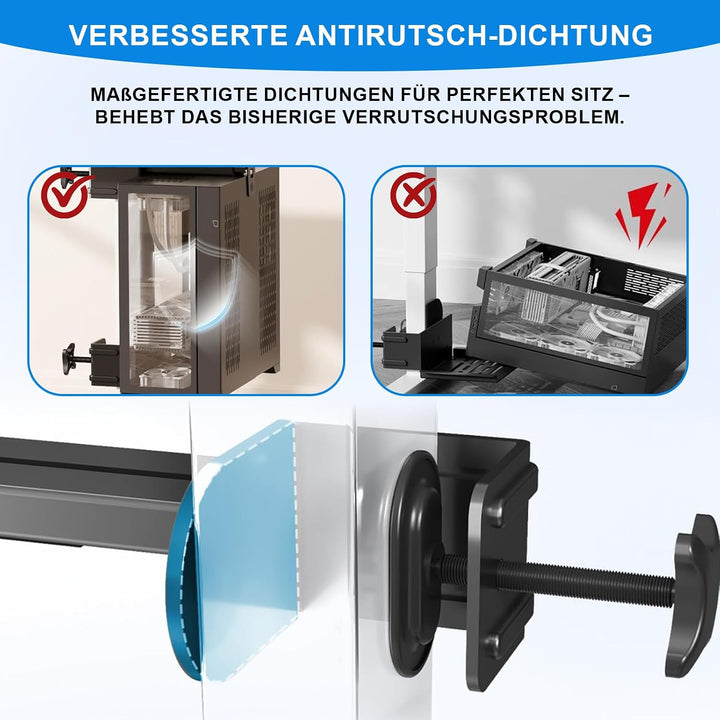PC-Halterung unter dem Schreibtisch, Under Desk PC Mount, Klemm