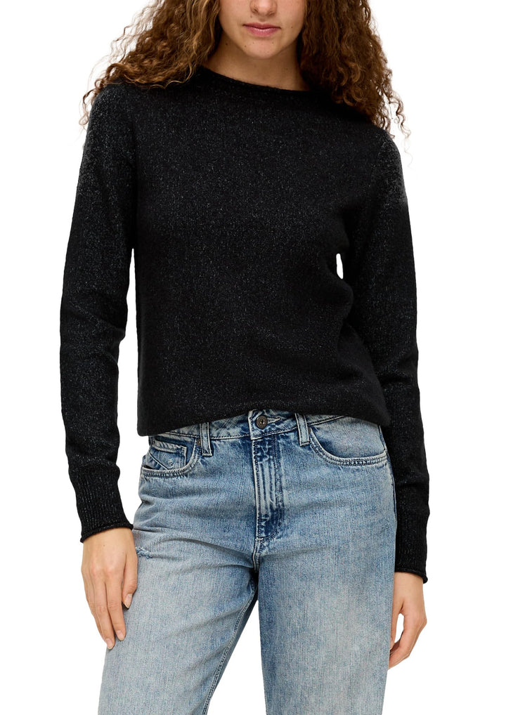s.Oliver Damen Pullover mit Rollsaumblende L 99w0, L 99w0