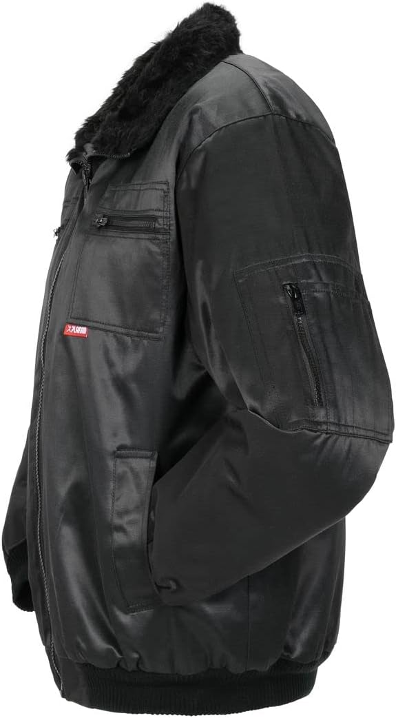 Planam Outdoor Winter Herren Gletscher Pilotenjacke schwarz Modell 0334 Grösse S Schwarz S, Schwarz
