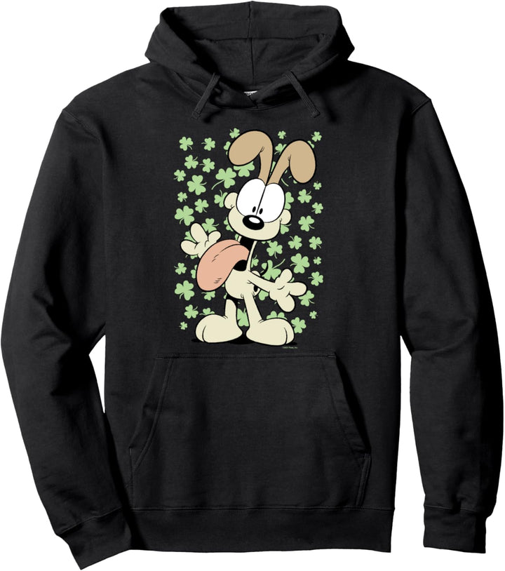 Garfield St. Patrick's Tag Odie Shamrock Field Pullover Hoodie