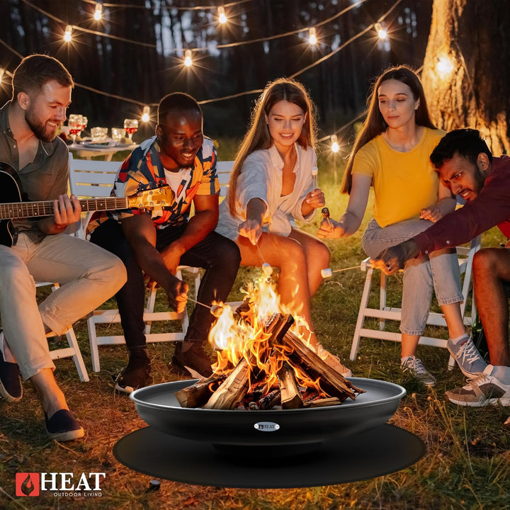 Feuerschale Ø90 cm - BBQ Feuerschalen für den Garten - Feuerstelle Outdoor & Feuertonne - Terrasenof