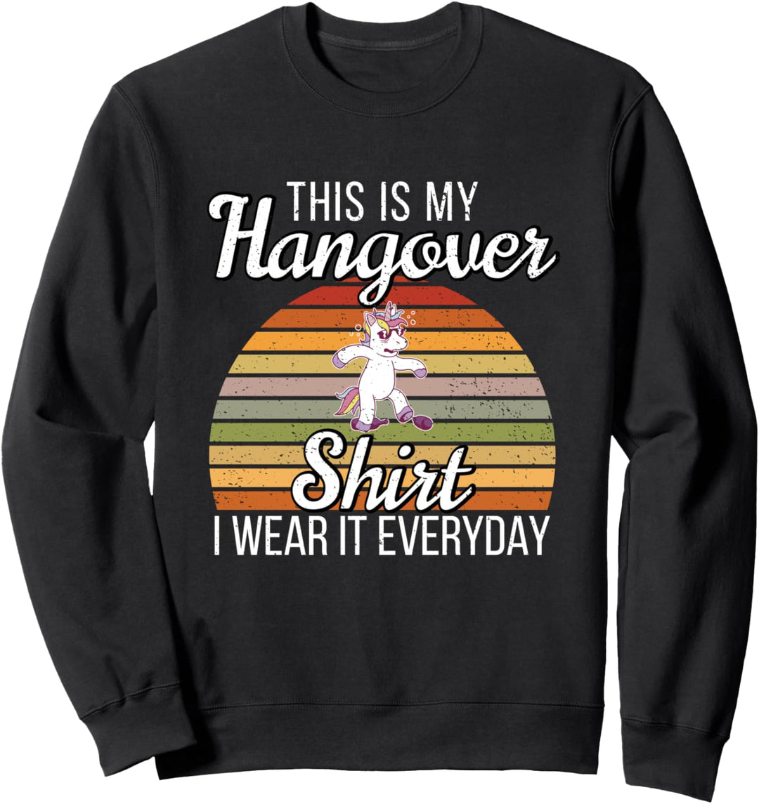 This is My Hangover Shirt Bier trinken Retro Sweatshirt
