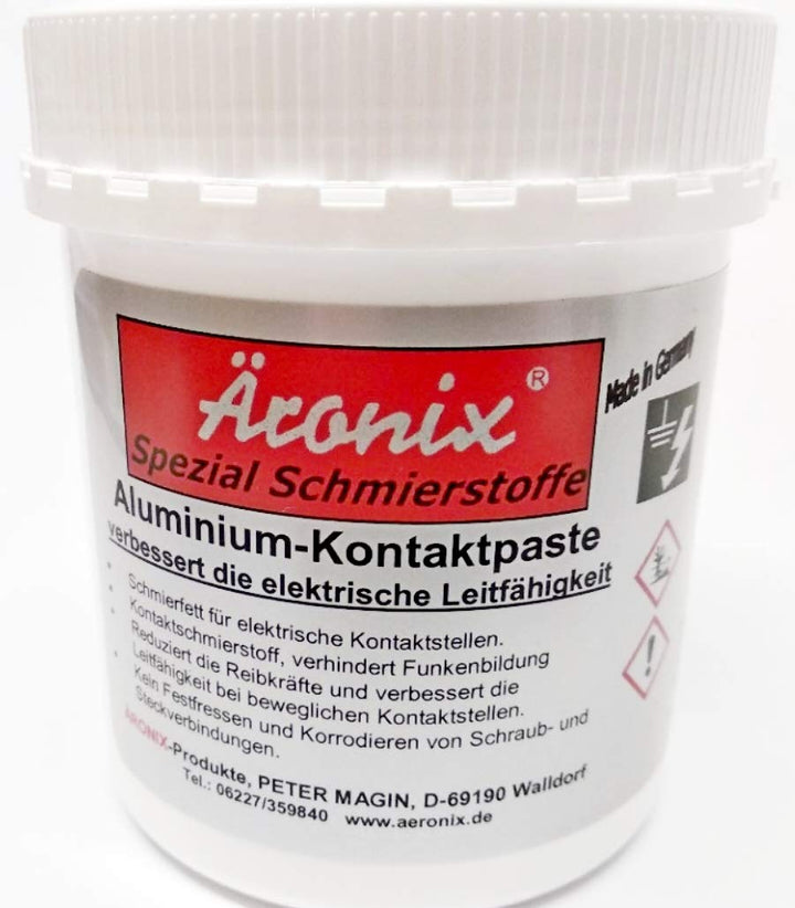 (90€/Kg) 500g Äronix Aluminium Profi Kontakt Paste Elektrik Elektro Elektronik Montage leitfähig ALU