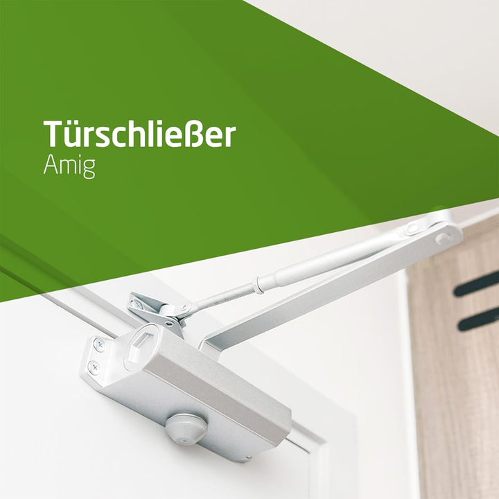 AMIG Türschliesser 20427 777 C/Vorhaltezeit Silber