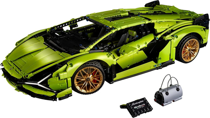 LEGO 42115 Technic Lamborghini Sián FKP 37 Rennwagen, Modell-Bauset für Erwachsene, Geschenkidee für