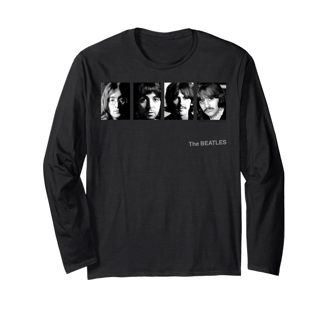 Die Beatles Vier Gesichter Langarmshirt