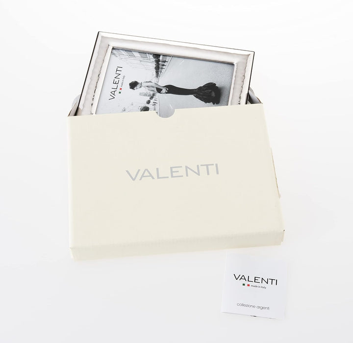 Valenti&Co. - Bilderrahmen - Silber in gehämmerter Optik - glänzend Hochzeit, zum Geburtstag von Fre