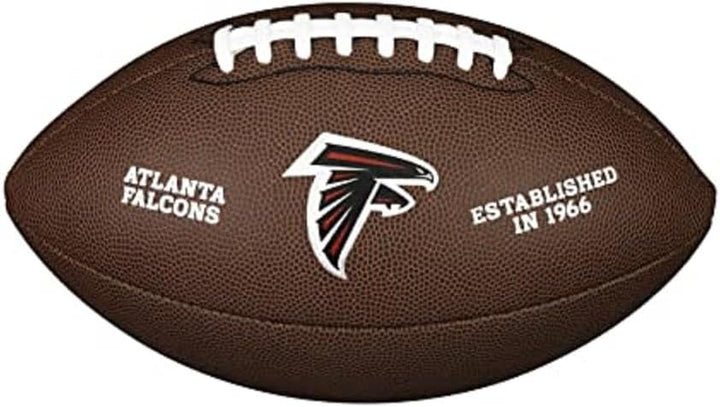 Wilson American Football NFL TEAM LOGO, Offizielle Grösse, Mischleder OFFICIAL Atlanta Falcons, OFFI