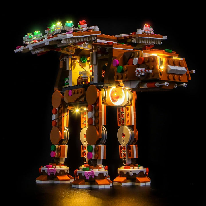 Fernbedienung Licht-Kit Kompatibel mit Lego 40806 Gingerbread at-at Walker (Kein Modell), Led Beleuc