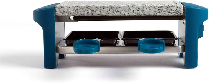 LIVOO DOC156B Raclette-Gerät, 2 Personen, 350 W Blau, Blau