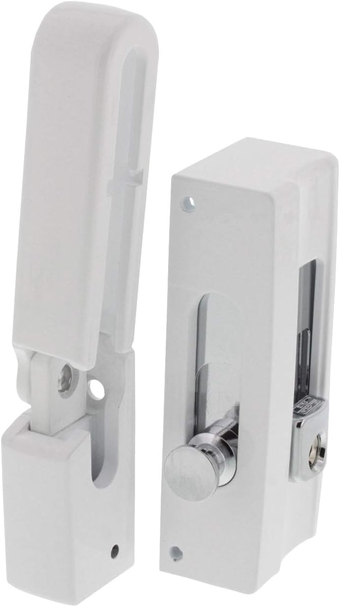 Burg-Wächter Fenstersicherung, Einbruchschutz für Fenster und Balkontüren, Abschliessbar, Unter-/Obe