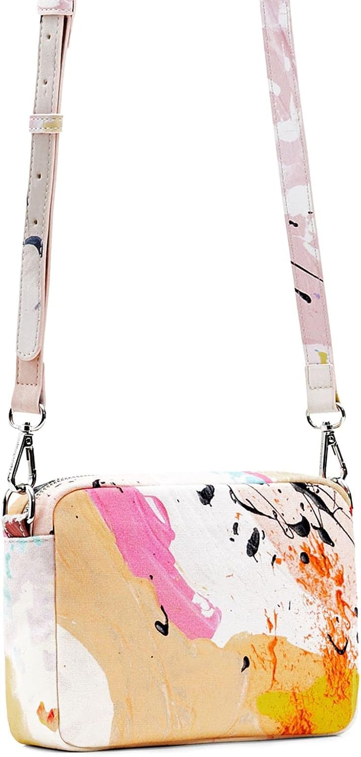 Desigual Women's Bag_MANCHAS_Cambridge Mini 1001 RAW, White