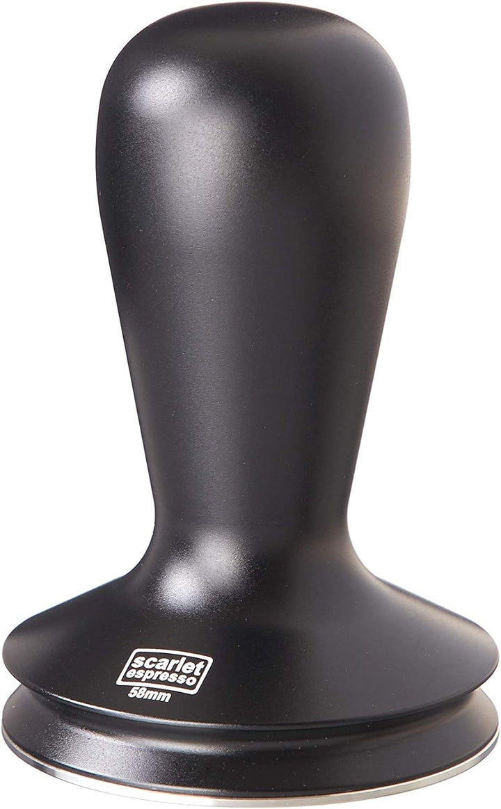 scarlet espresso | Tamper »Nero« für Barista; mit ergonomischem Aluminiumgriff und Edelstahlbasis (5