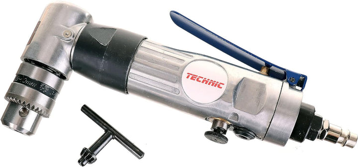 TC TECHNIC AT-5051 Pneumatische Winkelbohrmaschine mit Schlüsselfutter für Bohrer Drehrichtung Einst