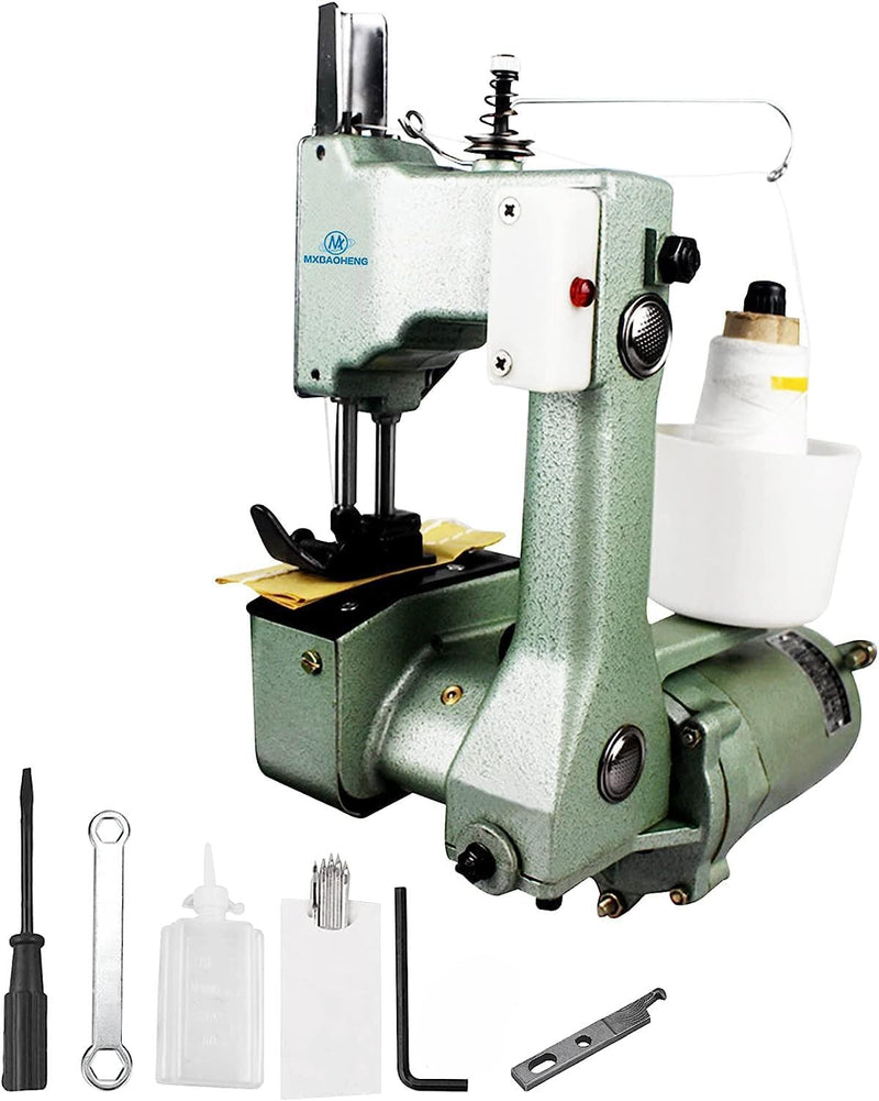 MXBAOHENG Sacknähmaschine Tragbare Nähmaschine für Säcke 220v Industrial Handnähmaschine Beutelversc