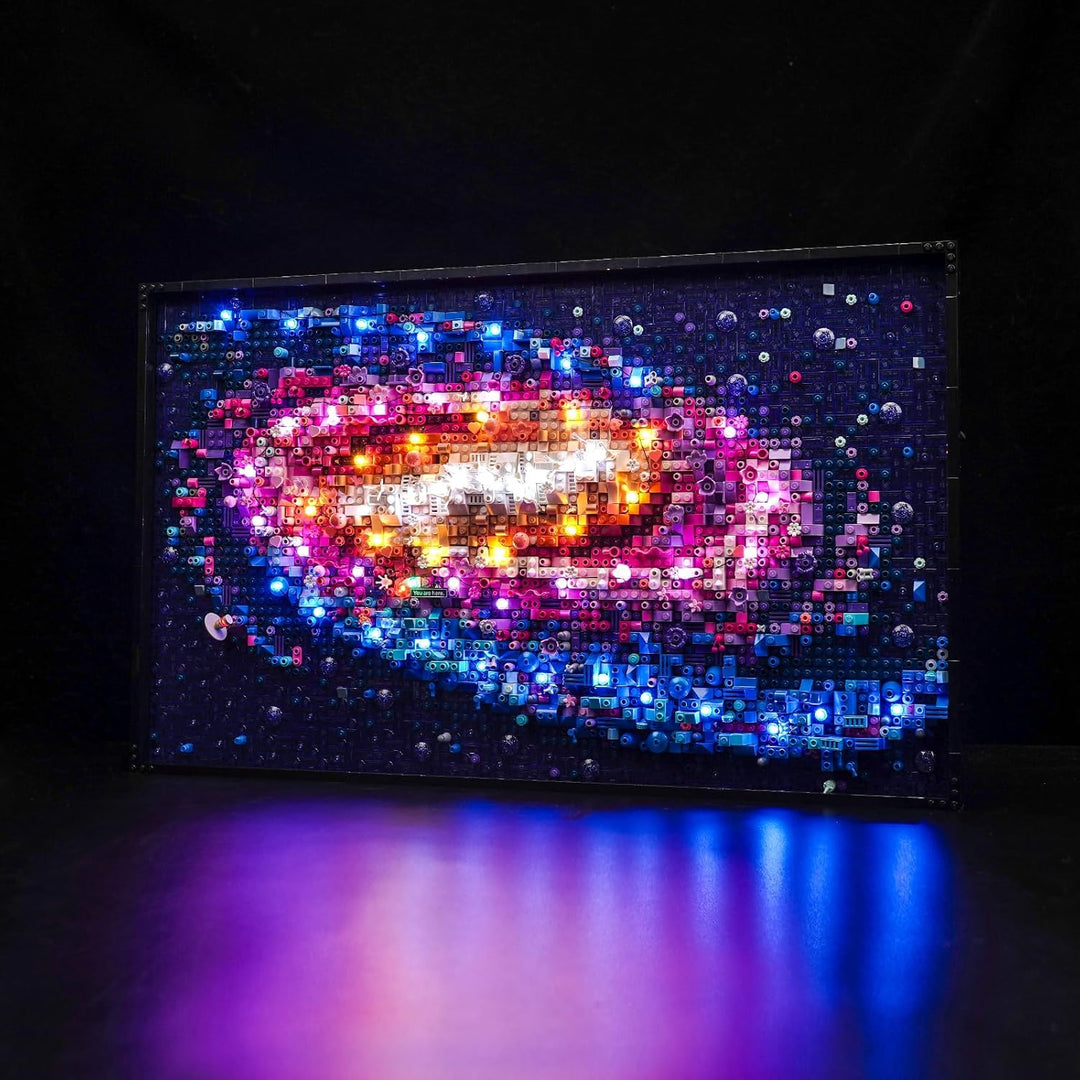 Fernbedienung Licht-Kit für Lego The Milky Way Galaxy 31212, Led Beleuchtungs Set für Kreative Spiel