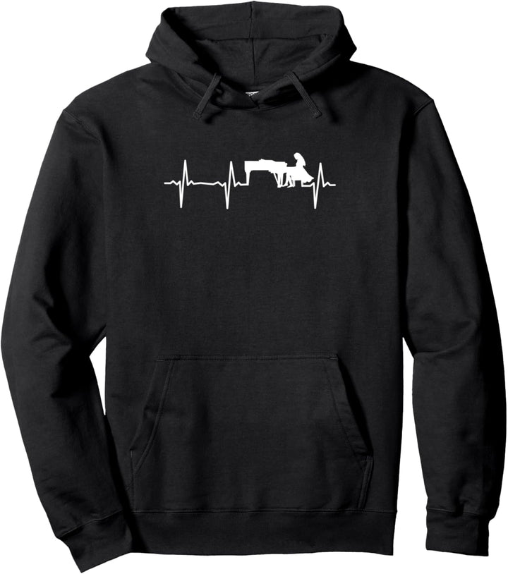 Piano Wings Herzschlag Pianist Musik Klavier Klavier Pullover Hoodie