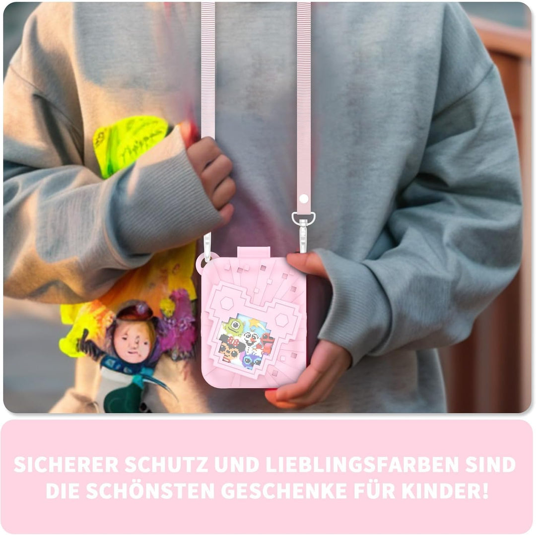 Silikon-Schutzhülle für Bitzee Disney Interactive Toy Anti-Drop-Schutz, Trageband & Langlebigkeit fü