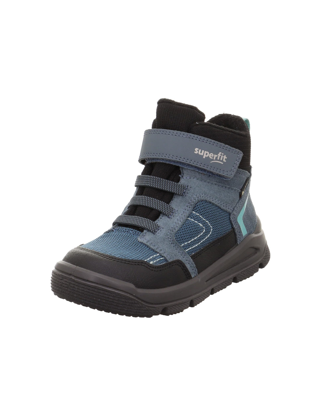 Superfit Jungen Mars Leicht Gefütterte Gore-tex Sneaker 25 EU Blau Hellgrün 8020, 25 EU Blau Hellgr&