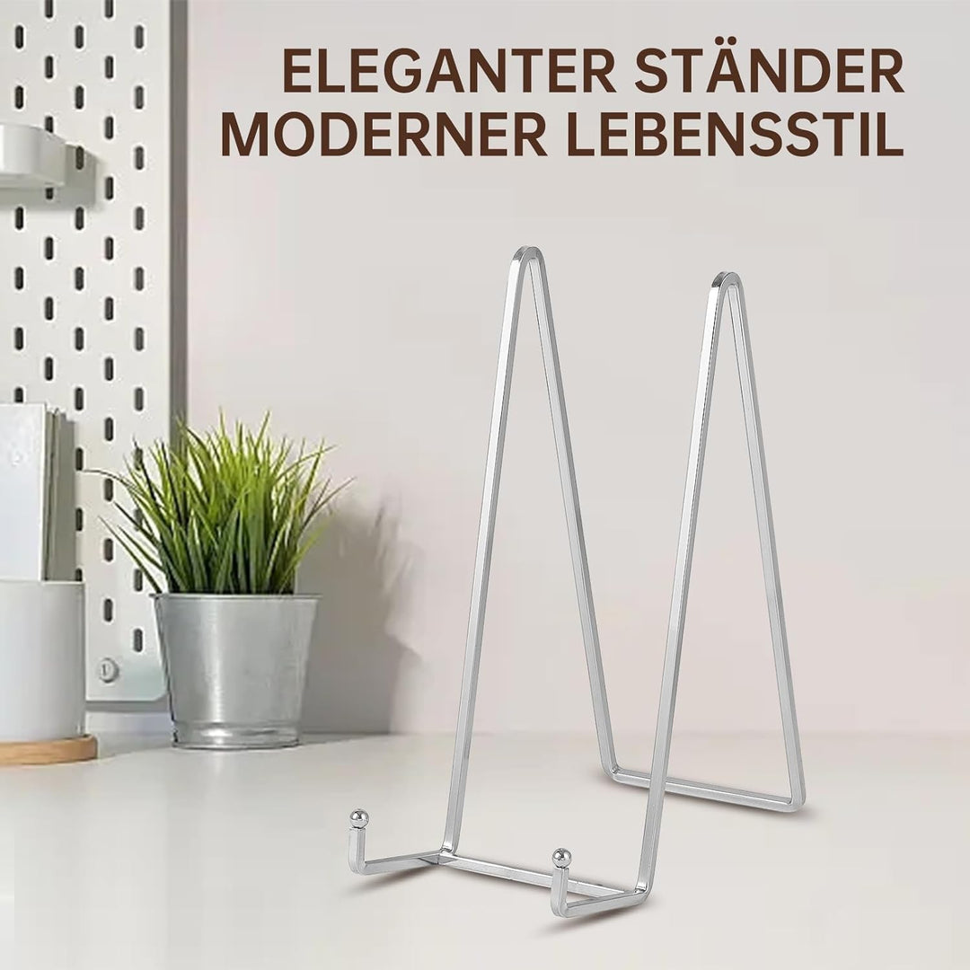 Staffelei Aufsteller Teller Ständer Metall - Tellerständer Gross - Deko Tellerhalter - Dekoteller Ha
