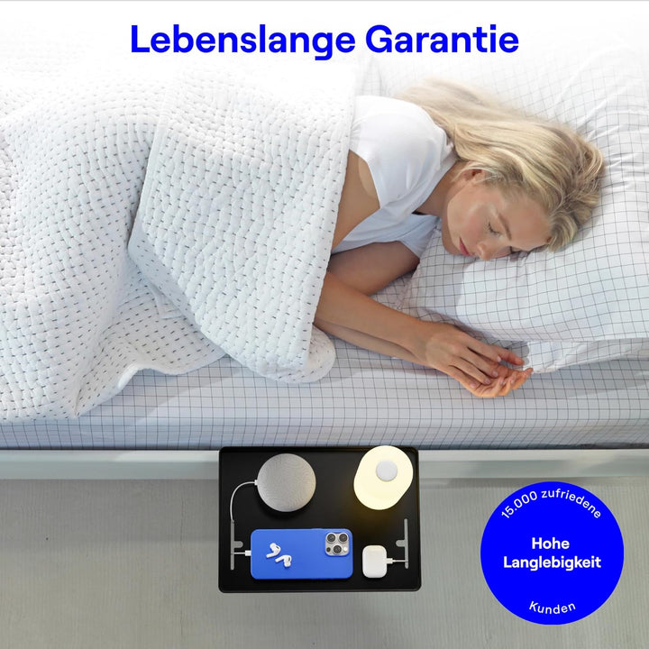 BedShelfie Nachttisch Zum Einhängen Bettablage für Schlafsaal, Etagenbett und Obere Etagenbett, Esse
