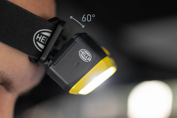 HELLA - LED-Handleuchte UHL500 - mit Magnet - 2XM 359 002-001 USB-Stirnlampe, USB-Stirnlampe