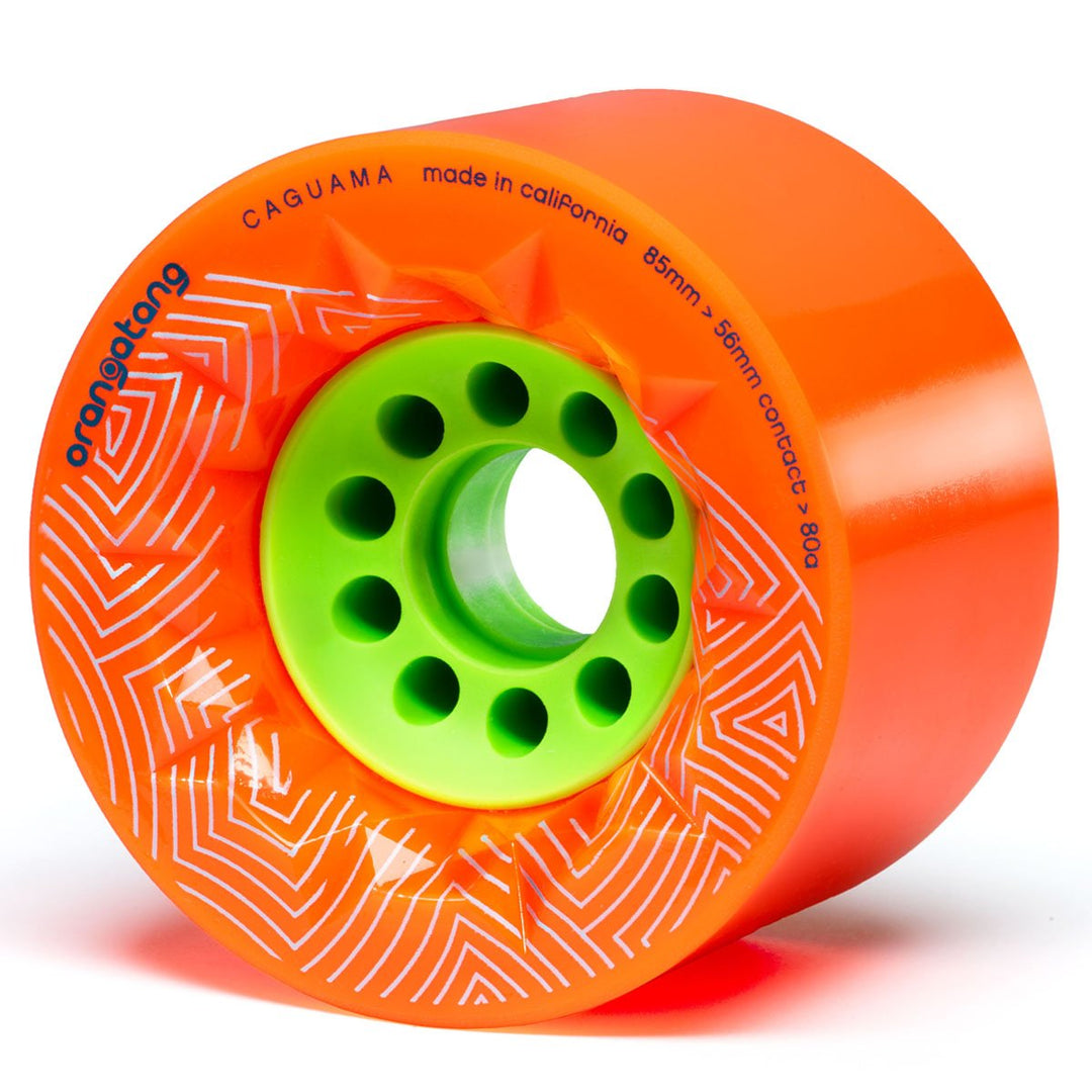Orangatang Caguama Skateboard-Räder w/o bearings Orange, 80A, w/o bearings Orange, 80A