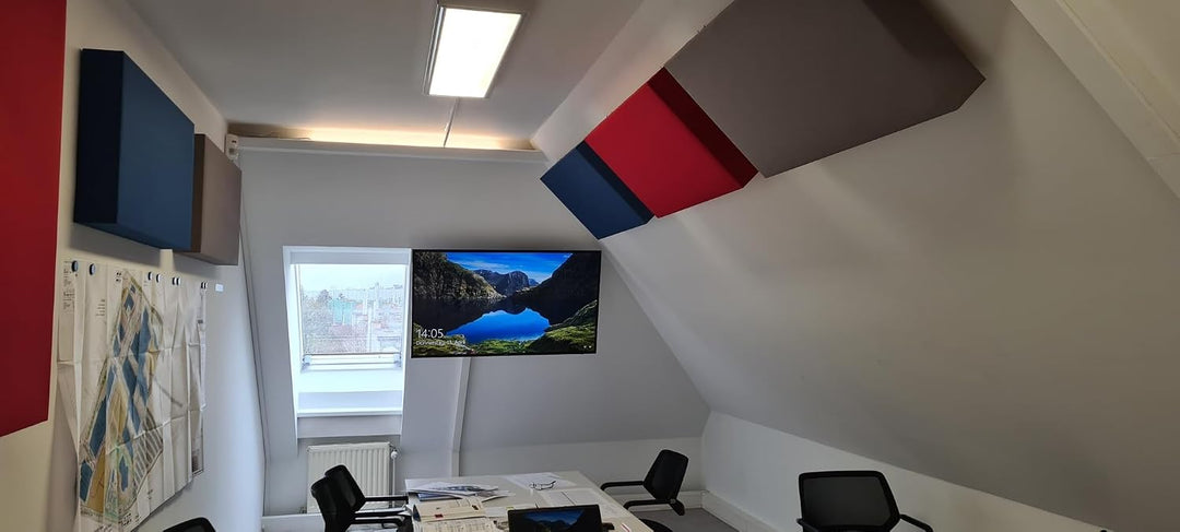 AcousticBalance 211 Breitbandabsorber, (100x50x11 cm) Akustik Absorber/Schallabsorber/Akustikpaneel/