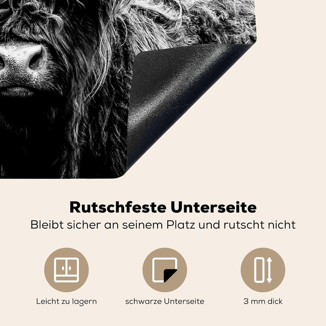 KitchenYeah© Herdabdeckplatte Einteilig Herdabdeckung Abdeckplatte für Ceranfeld Abdeckung Induktion