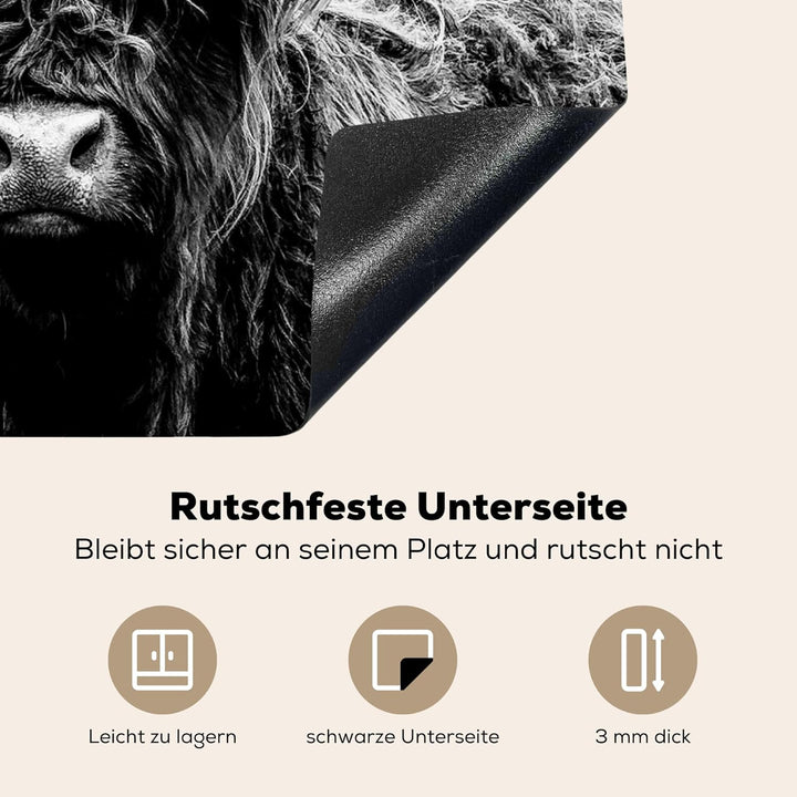 KitchenYeah© Herdabdeckplatte Einteilig Herdabdeckung Abdeckplatte für Ceranfeld Abdeckung Induktion