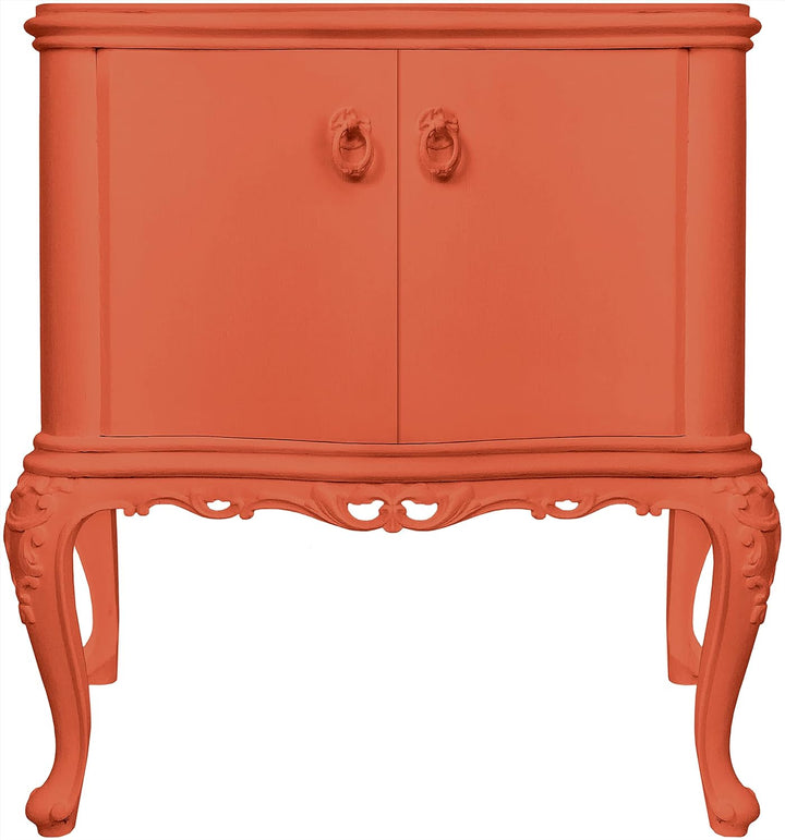 bianco Shabby® Arancio Candito Kreidefarbe Wasserbasis für Alle Oberflächen einfach zu verarbeiten o