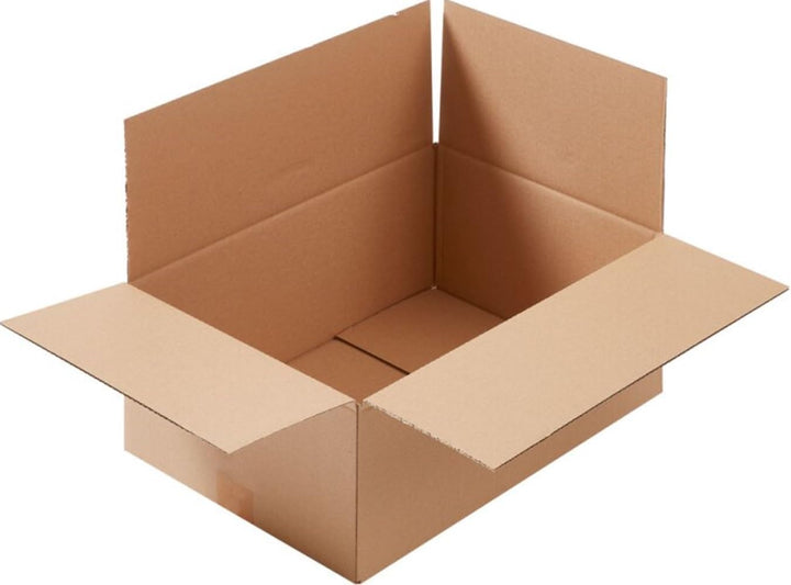 BB-Verpackungen 50 x Faltkarton 400 x 300 x 200 mm (1-wellig, Versandkarton braun) - Sets zwischen 5