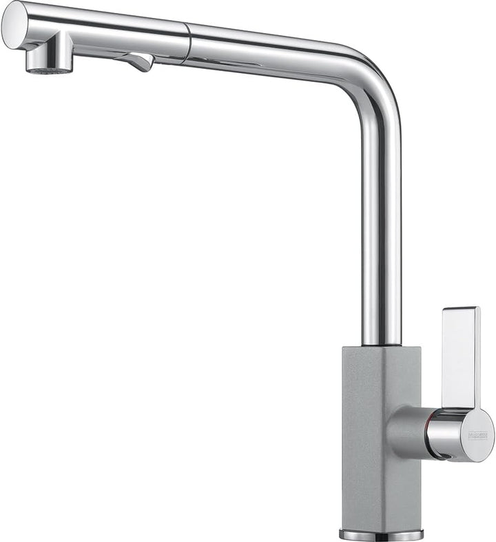Franke MARIS PULL-OUT SPRAY 115.0392.369 Küchenbatterie verchromt/steingrau, Verchromt/Steingrau