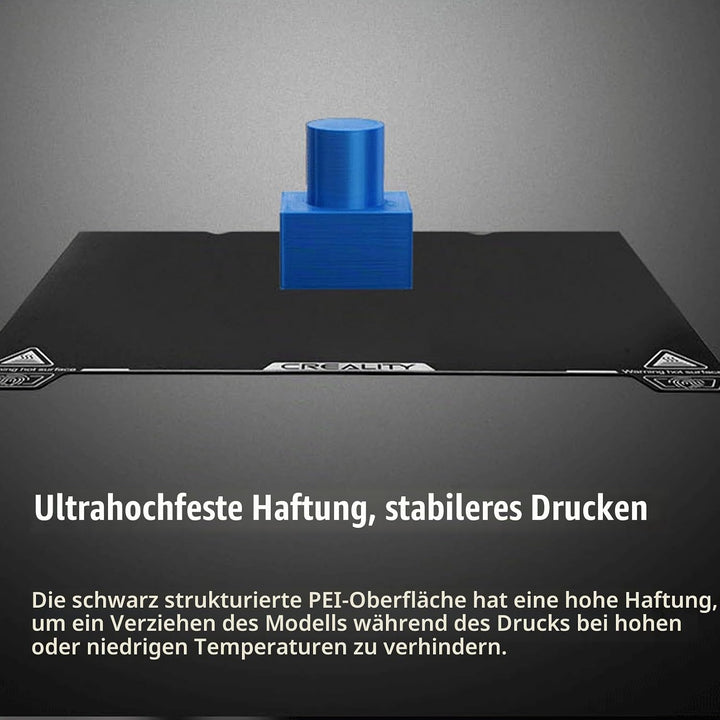 Creality Epoxid Harz Bauplatte für K1 Max, 3D Drucker, Doppelseitige Epoxid Harz Partikelbeschichtun