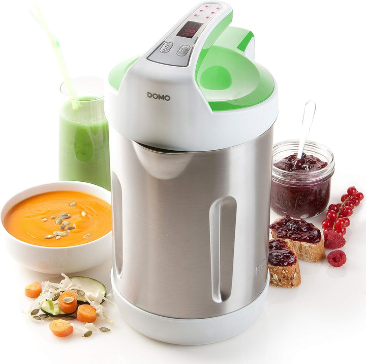 DOMO DO705BL Suppenkocher, Metall, 2 liters,