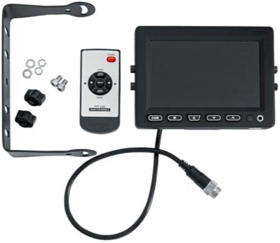 VSG24 5" AHD 1080P Allround-Rückfahrmonitor / 12-24 Volt/Kamerastromversorgung/Bildspiegelung / 2 Vi
