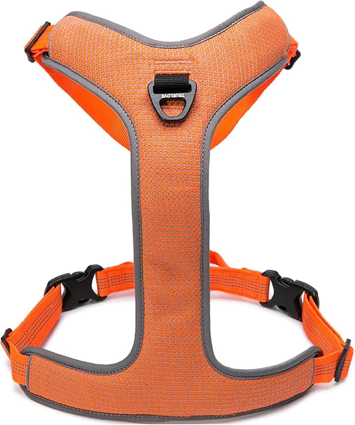 TRUE LOVE Hundegeschirr Outdoor Adventure II Reflektierende Weste mit 2 Leinenbefestigungen, passend