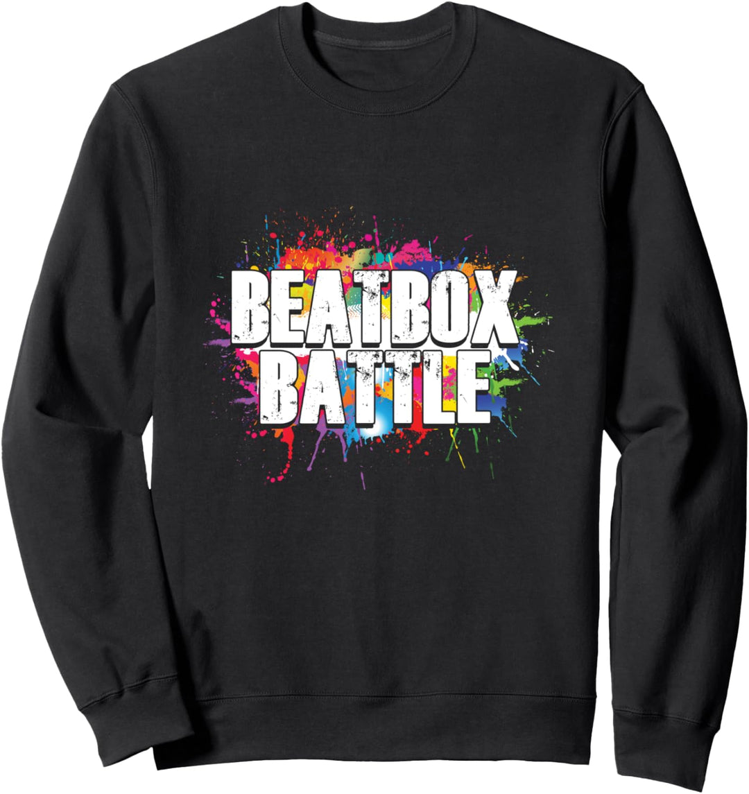 Rap Beatboxer Hiphop Sänger Beatbox Ghetto Cooler Künstler Sweatshirt