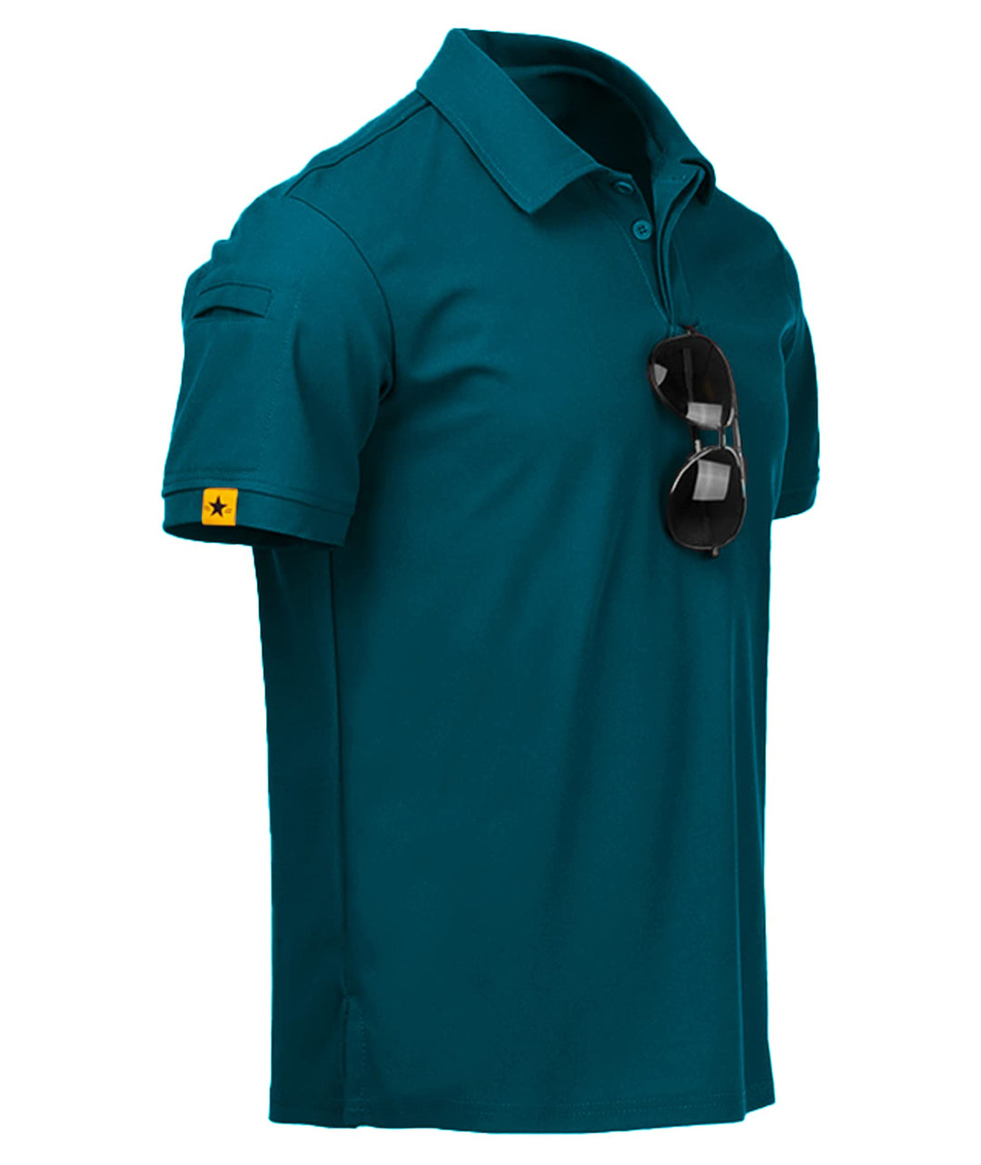 JACKETOWN Herren Kurzarm Poloshirt Schnelltrocknend Atmungsaktives Tshirt Tennis Sommer Poloshirts M