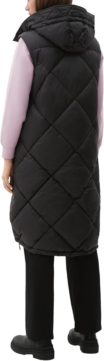 s.Oliver Damen Daunenweste XS Schwarz, XS Schwarz
