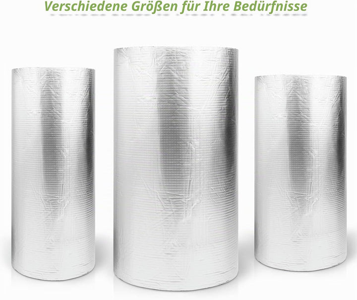 Dripex Aluminium selbstklebend Isolierfolie Dämmfolie, Dicke 5mm, Dachisolierung Isolierungsfolie Wä