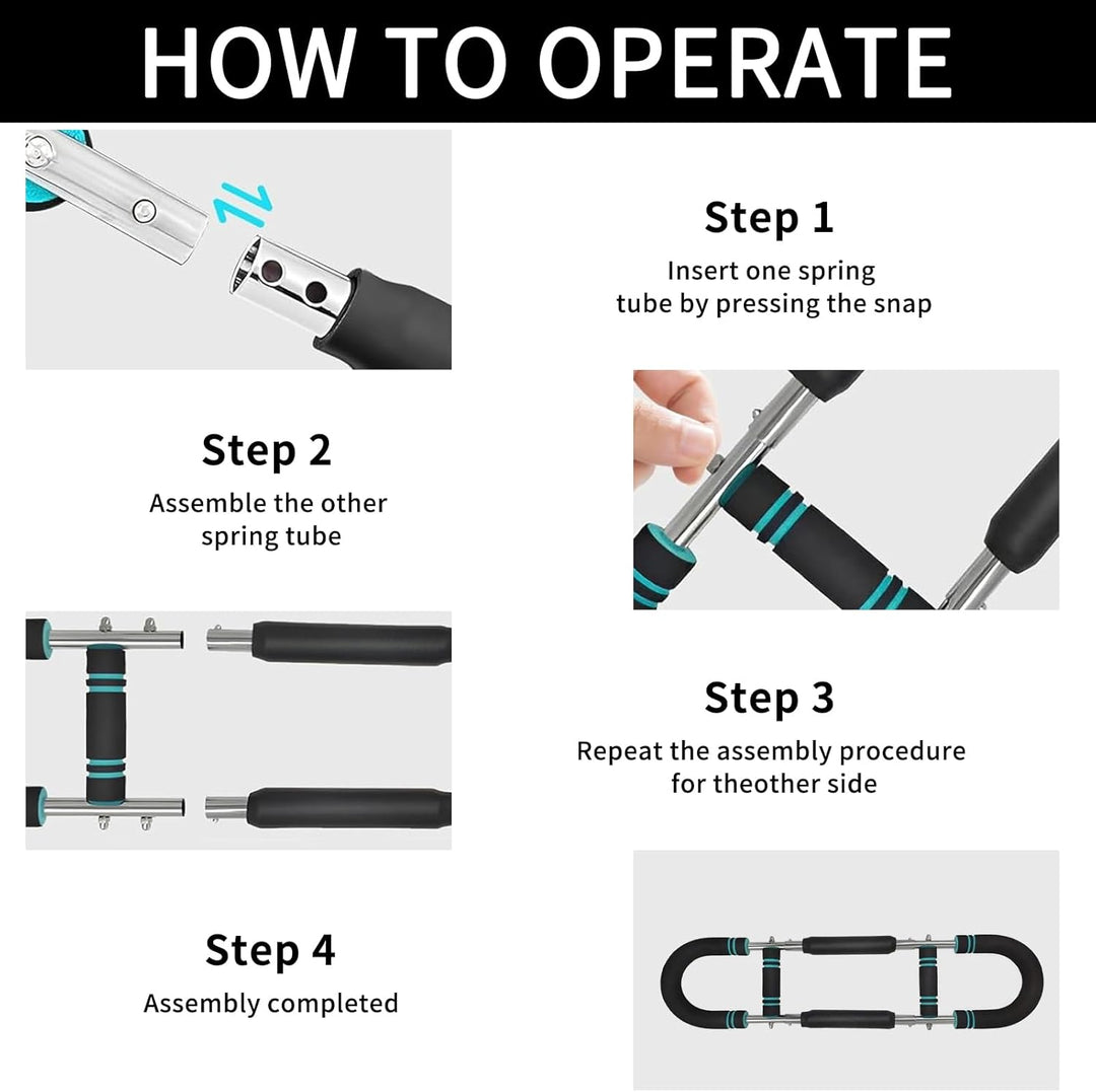 Shaker Twister Armtrainer,Twister Arm Trainer,Verstellbarer Brust-Expander,Tragbarer Muskelkraftvers