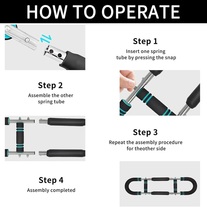 Shaker Twister Armtrainer,Twister Arm Trainer,Verstellbarer Brust-Expander,Tragbarer Muskelkraftvers