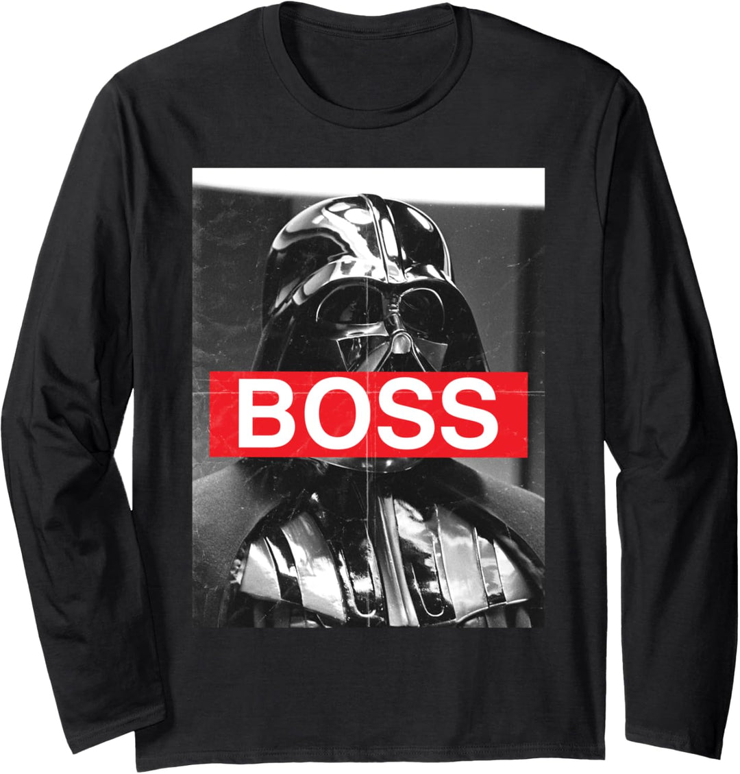 Star Wars Darth Vader Simply The Boss Portrait Langarmshirt