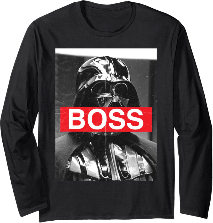 Star Wars Darth Vader Simply The Boss Portrait Langarmshirt