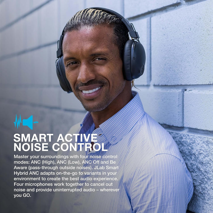 JLAB Studio PRO ANC Wireless Écouteurs Sans fil Arceau Musique Bluetooth Noir