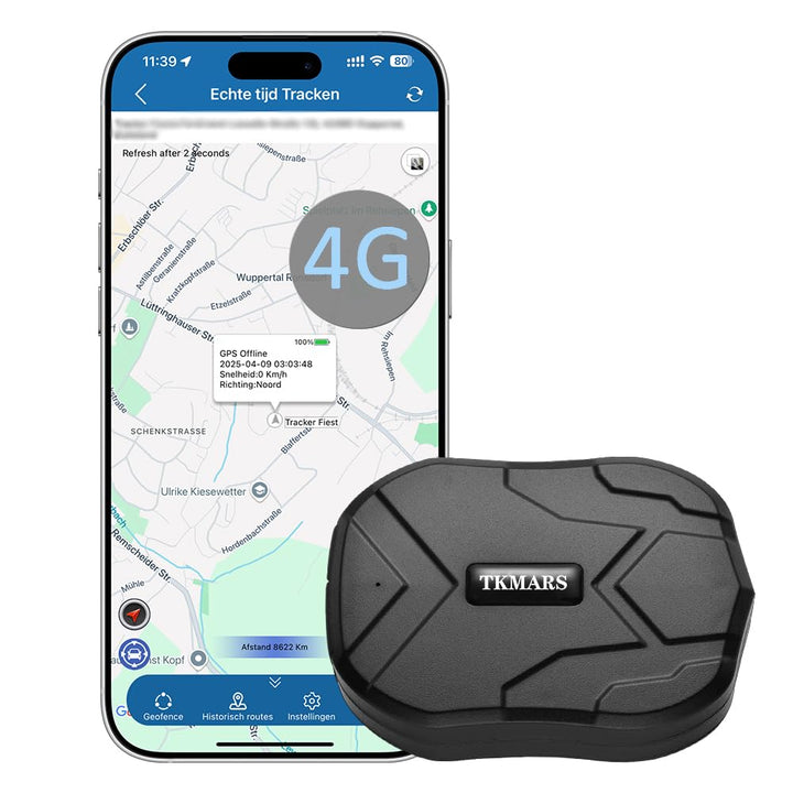 TKMARS TK905B 4G GPS Tracker 10000mAh Lange akkulaufzeit, magnetisch, wasserdicht IP67, Echtzeit-Tra