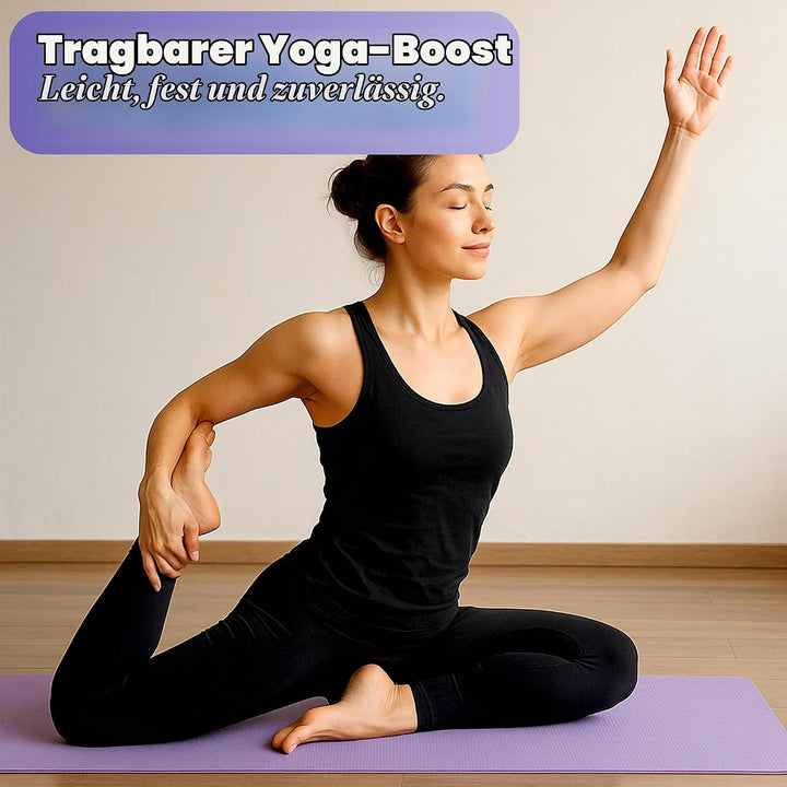TechFit Yogamatte Rutschfest für das Fitnessstudio zu Hause - Pilates Matte für das Heimtraining, Yo
